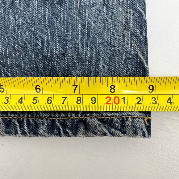Aeropostale Mens Size 32/32 Driggs Slim Bootcut Jeans Blue Retro Straight Denim - Picture 16 of 16